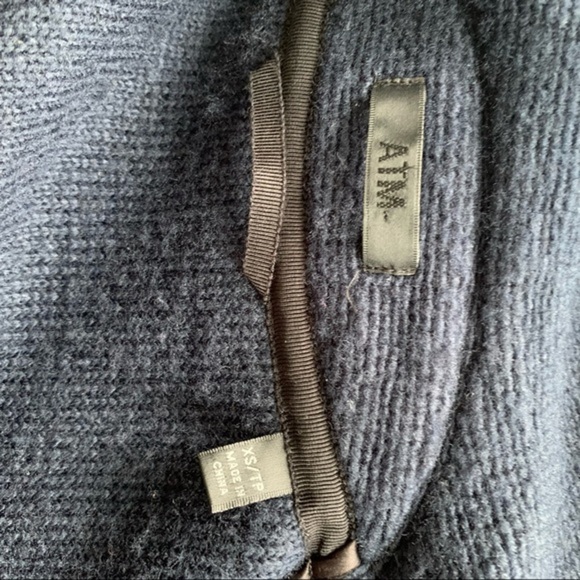 ATM Anthony Thomas Melillo Navy Boucle Peacoat XS - Picture 13 of 13